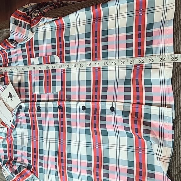 Free Style Western Boho Plaid Shirt NWT - Picture 11 of 13